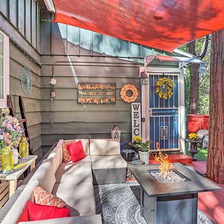 Boho Crestline Cabin, 1 Mile To Lake Gregory! Dış mekan fotoğraf