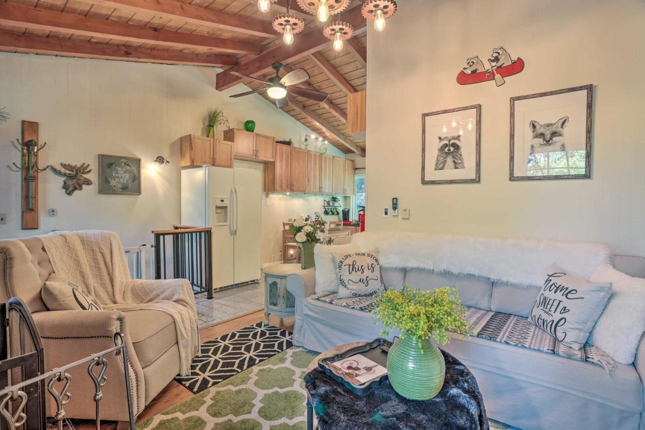 Boho Crestline Cabin, 1 Mile To Lake Gregory! Dış mekan fotoğraf
