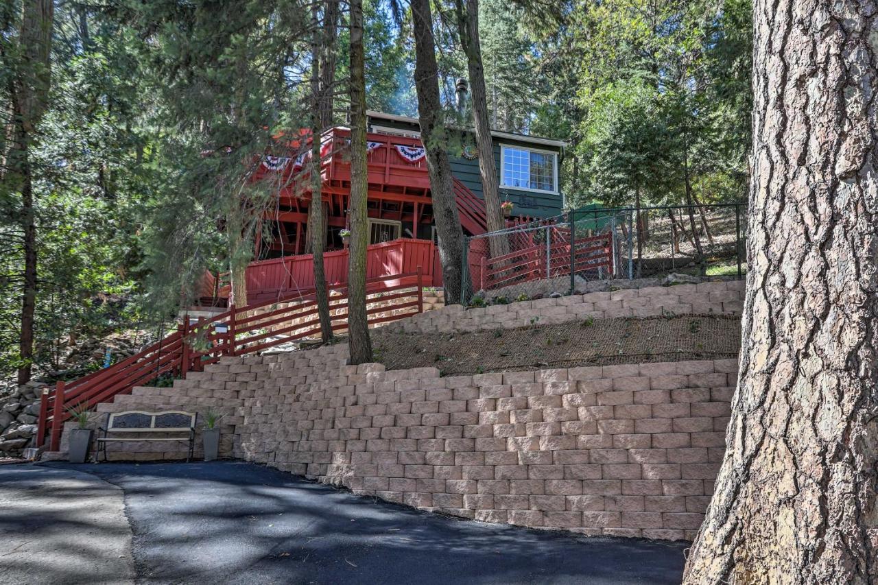 Boho Crestline Cabin, 1 Mile To Lake Gregory! Dış mekan fotoğraf